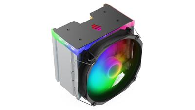 SilentiumPC Fortis 5 ARGB Processor Luchtkoeler 14 cm Zwart, Grijs, Staal SilentiumPC Fortis 5 ARGB Processor Luchtkoeler 14 cm Zwart, Grijs, Staal