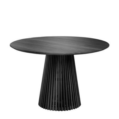 Kave Home Ronde Eettafel 'Jeanette' Mindihout, 120cm, kleur Zwart Kave Home Ronde Eettafel 'Jeanette' Mindihout, 120cm, kleur Zwart