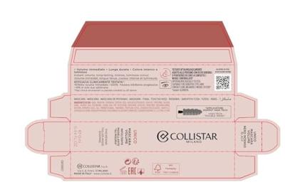Collistar Mascara Volume Unico Intense Black 13 ml Dames