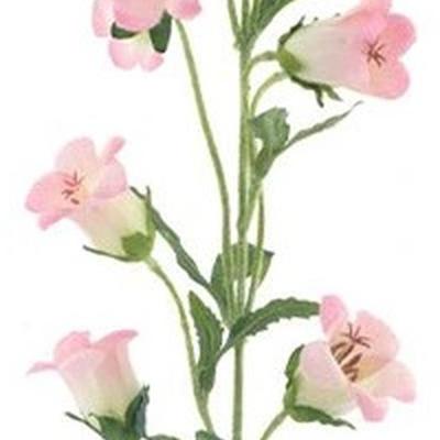 Campanula spray pink 88 cm kunstbloem Erutan Avon - Erutan avon
