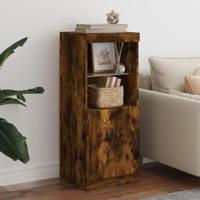 Dressoir met LED-verlichting 41x37x100 cm gerookt eikenkleurig - thumbnail