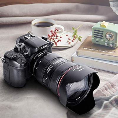 Commlite CM-AEF-MFT BOOSTER Electronic Aperture Control AF Lens Mount Adapter EF Lens - M4/3 Camera met Aputure Booster