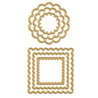 Vaessen Creative • mini snijmallen sterren & harten 10st. - thumbnail