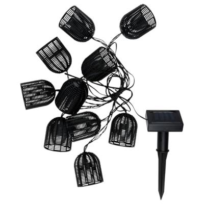 Solar Lichtsnoer Zwart, 420cm