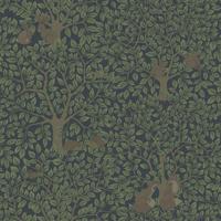 Dutch Wallcoverings Gronhaga - Per Black - Zwart - thumbnail