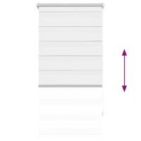 VidaXL Duo rolgordijn 80x150cm wit - thumbnail