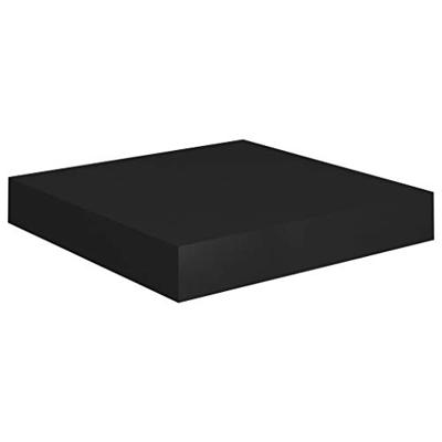 VidaXL Wandschap zwevend 23x23,5x3,8 cm mdf zwart VidaXL Wandschap zwevend 23x23,5x3,8 cm mdf zwart