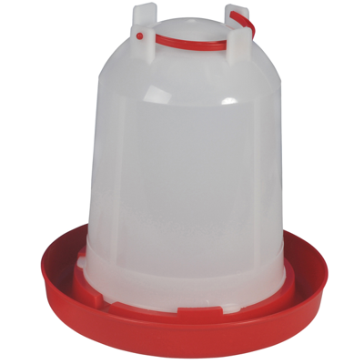 Drinktoren - vogel - plastic - wit - 6l Drinktoren - vogel - plastic - wit - 6l