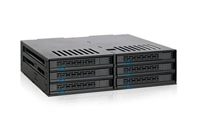 Icy Dock MB326SP-B 6x2,5 SATA hot swap Rack (1U) Zwart disk array Icy Dock MB326SP-B 6x2,5 SATA hot swap Rack (1U) Zwart disk array