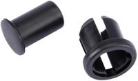 Westphal stuurdoppen bar plugs 22-23.5 mm black - thumbnail