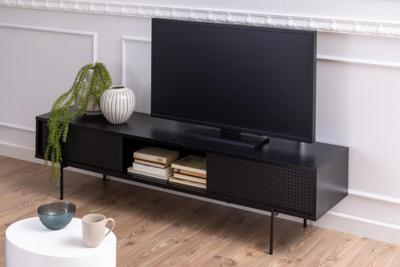 Bendt TV-meubel 'Mick' 180cm, kleur Zwart