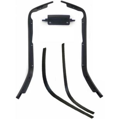 Edge Sierstripset beenschild en treeplank vespa primavera, sprint 5 delig mat zwart