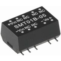 MEAN WELL SMT01B-12 DC/DC-converter 83 mA 1 W Aantal uitgangen: 1 x Inhoud 1 stuk(s) - thumbnail