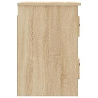 Nachtkastje wandgemonteerd 41,5x36x53 cm sonoma eikenkleurig - thumbnail