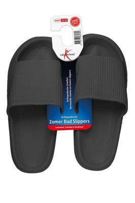 Lucovitaal Orthopedische Badslippers Maat 35-36 Zwart