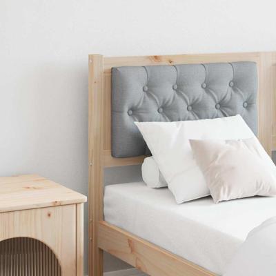 Hoofdbord Anders Bruin en lichtgrijs 140 cm Massief grenenhout