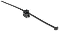 HellermannTyton 156-01153 T50ROSEC4B-PA66W-BK (100) Kabelbinder met clip 200 mm 4.6 mm Zwart 100 stuk(s) - thumbnail