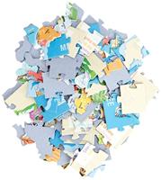 Puzzel van 150 stukjes Departementen en regio's van Frankrijk EDUCA blauw - thumbnail