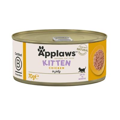 APPLAWS Kitten Chicken in jelly - nat kattenvoer - 70g