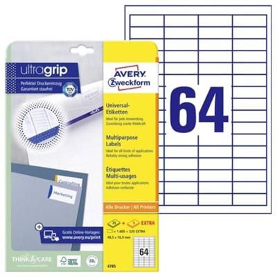 Avery-Zweckform 4785 Universele etiketten 1 stuk(s) Avery-Zweckform 4785 Universele etiketten 1 stuk(s)