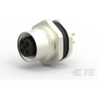 TE Connectivity T4141012051-000 Sensor/actuator inbouwconnector M12 Aantal polen (sensoren): 5 Bus, inbouw 1 stuk(s) - thumbnail