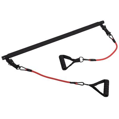 Full body workout set met verstelbare stang en resistance bands