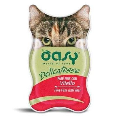 OASY Delicatesse Fine paté with Veal - nat kattenvoer - 85g