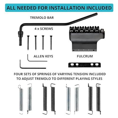 VegaTrem VT1 UltraTrem Standard Black brug voor elektrische gitaar