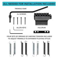 VegaTrem VT1 UltraTrem Standard Black brug voor elektrische gitaar - thumbnail