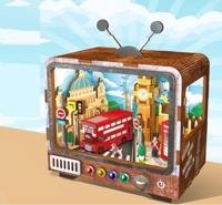 Modelbouw Houten Puzzel London Streets - 100 Onderdelen Creatief & Educatief - thumbnail