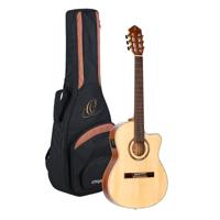 Ortega RCE138-T4 Performer Series Natural elektrisch-akoestische klassieke gitaar met gigbag - thumbnail