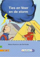 Ties en Veer en de storm (Hardback) - thumbnail