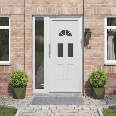 Plantenbak 2 pcs Olijf Groen 30 x 30 x 30 cm Staal