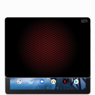 Lenovo Tab E10 Hippe Hoes Geruit Rood Lenovo Tab E10 Hippe Hoes Geruit Rood
