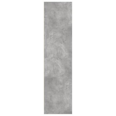 Kledingkast 80x50x200 cm bewerkt hout betongrijs