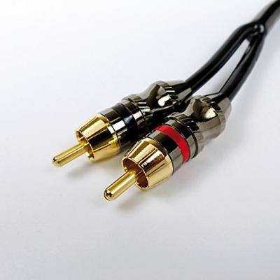 Dynavox Perfect Sound Audio Verbindingskabel [2x Cinch-stekker - 2x Cinch-stekker] 0.75 m Zwart, Rood