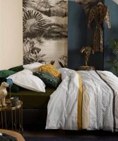 At Home At Home dekbedovertrek Motifs oker - thumbnail