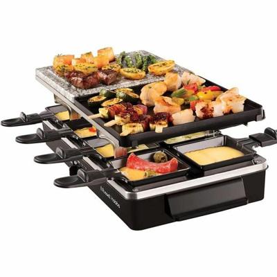 Russell Hobbs Raclette -apparaat - 26280-56 - 3 in 1 multifunctionele - 8 personen - 1400W - kooksteen - omkeerbare grill Russell Hobbs Raclette -apparaat - 26280-56 - 3 in 1 multifunctionele - 8 personen - 1400W - kooksteen - omkeerbare grill