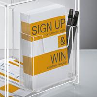 Sigel Actiebox met gleuf en extra vak VA152 Transparant (b x h x d) 21 x 36.8 x 21 cm 1 stuk(s) - thumbnail