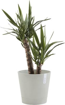 Ecopots Venice kunststof bloempot Wit/Grijs - Ø 37,7 cm Ecopots Venice kunststof bloempot Wit/Grijs - Ø 37,7 cm