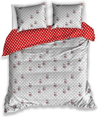 Moomin Dekbedovertrek grijs/rood 140 x 200 cm (70 x 90 cm) Moomin Dekbedovertrek grijs/rood 140 x 200 cm (70 x 90 cm)