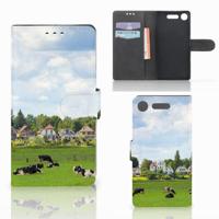 Sony Xperia XZ1 | Telefoonhoesje | Met pasjeshouder | Koeien - thumbnail