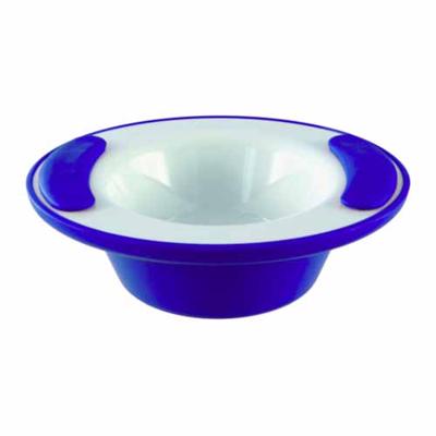 Warmhoudkom wit blauw