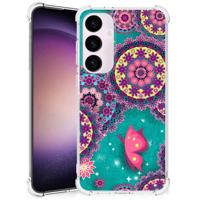 Samsung Galaxy S24 Plus Back Cover Cirkels en Vlinders - thumbnail