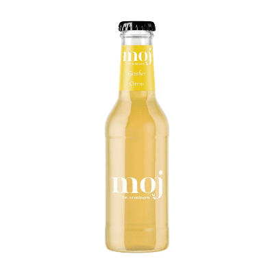 Moj bio gember-citrus lemonade glazen flesje (12x 0.2 liter)