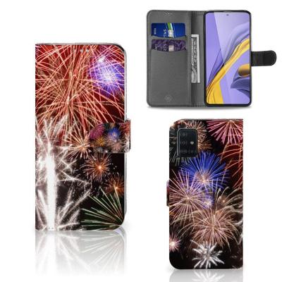 Samsung Galaxy A51 | Wallet Case | met Pasjes | Vuurwerk
