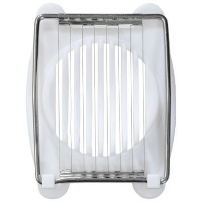 Excellent Houseware eiersnijder wit/rvs