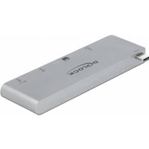 DeLOCK 64078 interface hub USB 3.2 Gen 1 (3.1 Gen 1) Type-C 5000 Mbit/s Grijs