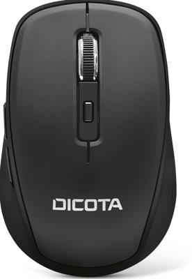 Dicota TRAVEL Muis Bluetooth Optisch Zwart 5 Toetsen 800 dpi, 1200 dpi, 1600 dpi