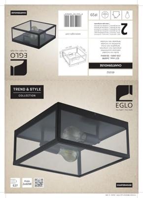 Eglo Landelijke plafondlampCharterhouse - 49392